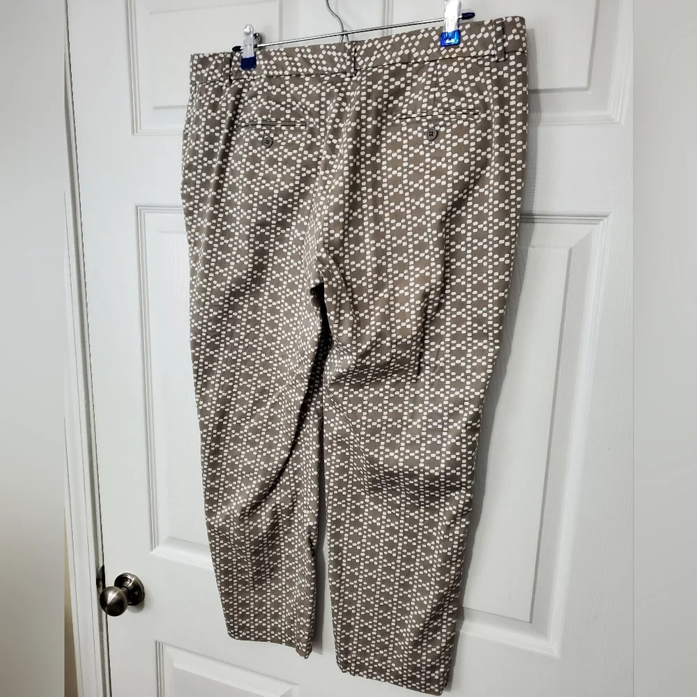 New Directions Geometric Ankle Pants